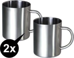 Merkloos RVS Beker-RVS Mok-Koffiebeker-Koffiemok-set 2 Stuks -Buitenkampeer Winkel 1200x944 1