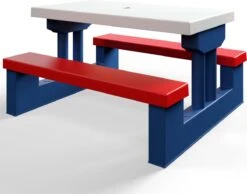 Merkloos Kinder Picknicktafel Met Parasol - Blauw 21 Merkloos Kinder Picknicktafel Met Parasol - Blauw -Buitenkampeer Winkel 1200x944