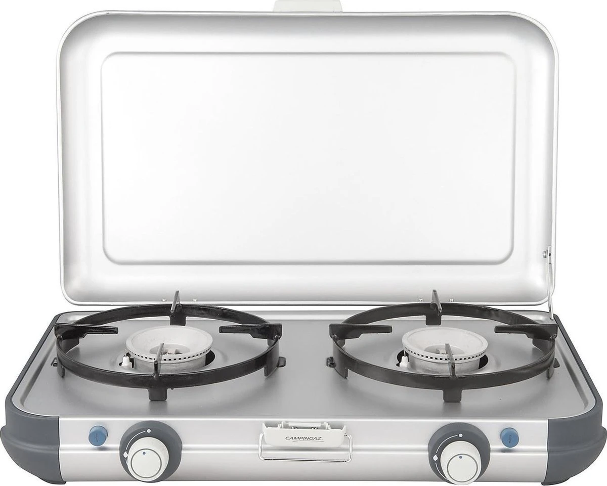 Campingaz Camping Kitchen 2 CV PZ Camping Kooktoestel - 2-pits - 2x 2000 Watt - Piezo 3 Campingaz Camping Kitchen 2 CV PZ Camping Kooktoestel - 2-pits - 2x 2000 Watt - Piezo