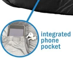 HikeMeister Mummy Slaapzak 1600 Gram - Kamperen - Zwart - Ca. 220 X 80 Cm - Met Binnenzak - Comfortzone: 0-15 Graden - Draagtas -Buitenkampeer Winkel 1200x964