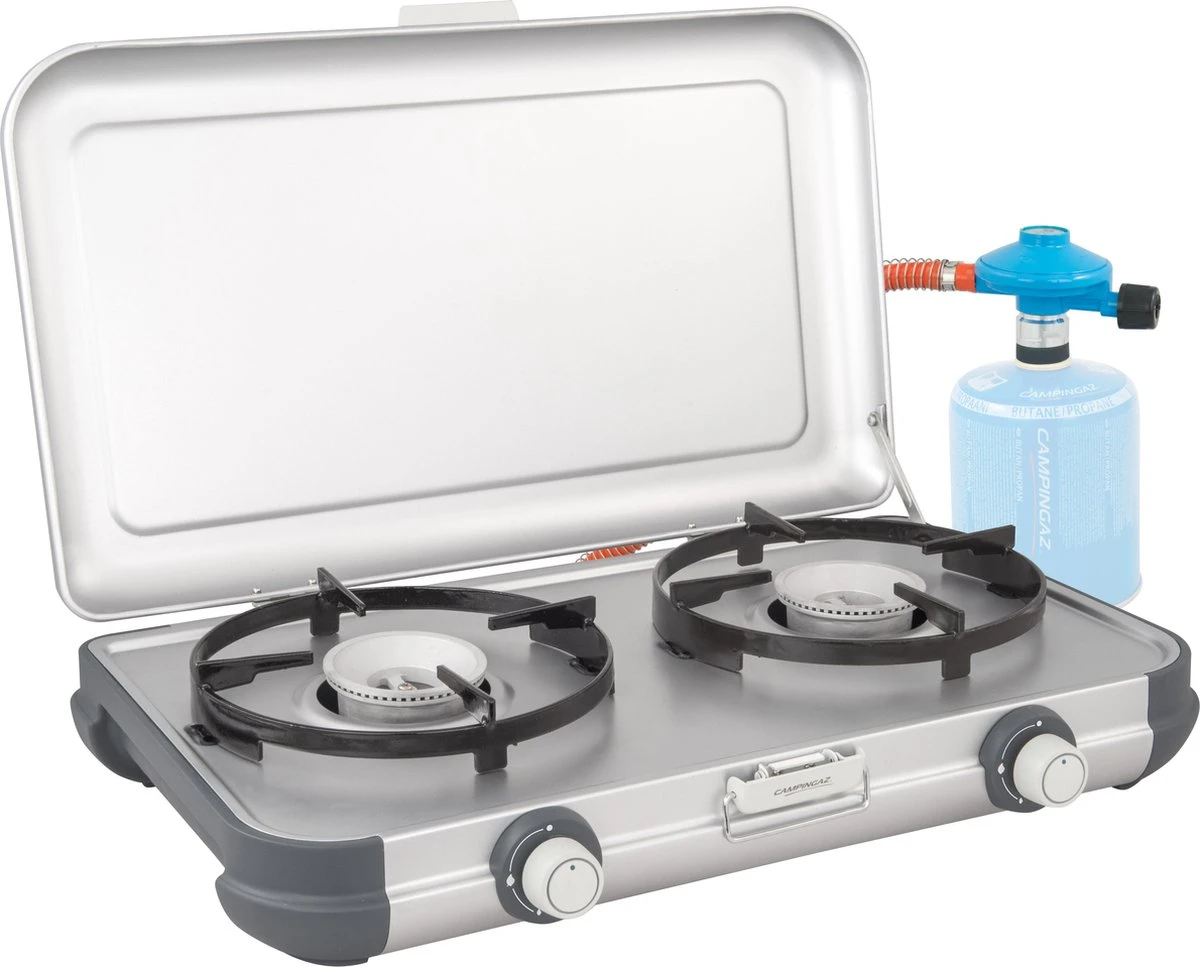 Campingaz Camping Kitchen 2 CV Camping Kooktoestel - 2-pits - 2x 2000 Watt 3 Campingaz Camping Kitchen 2 CV Camping Kooktoestel - 2-pits - 2x 2000 Watt