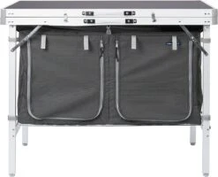 Campart Campingkeuken KI-0757 – Complete Keuken En Campingkast – Opvouwbaar En Inclusief Draagtas - Grijs -Buitenkampeer Winkel 1200x973 1