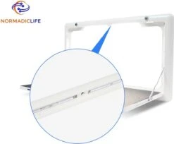 Merkloos NormadicLife® - Outdoor – Opklapbare Tafel - Eettafel – Tafel Voor Buitenkeuken - Caravan – Camper – Picknicktafel - Ingebouwd Ledlicht – Wit -Buitenkampeer Winkel 1200x993 1