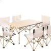 Buxibo - Lichtgewicht Vouwbare Campingtafel - Inklapbaar - Vis/Tuin/Picknick Tafel - Kamperen - Met Opberghoes - Aluminium - Grijs 2 Buxibo - Lichtgewicht Vouwbare Campingtafel - Inklapbaar - Vis/Tuin/Picknick Tafel - Kamperen - Met Opberghoes - Aluminium - Grijs -Buitenkampeer Winkel 1200x995 2