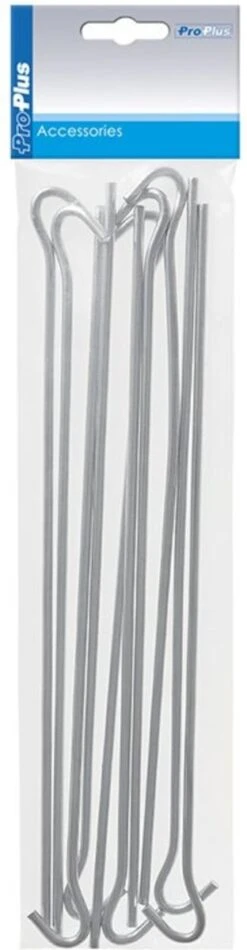 PROPLUS 10x Stuks Grondpennen/tentharingen Metaal Halfrond 30 Cm - Kampeer Artikelen Voor Tent Of Windscherm -Buitenkampeer Winkel 312x1200 1