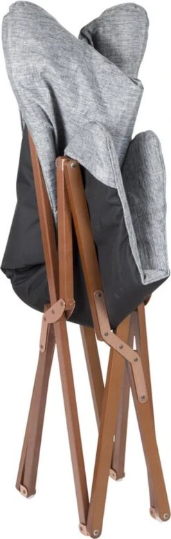 Bo-Camp - Urban Outdoor - Relaxstoel - Bloomsbury - L - Oxford Polyester - Grijs -Buitenkampeer Winkel 382x1200