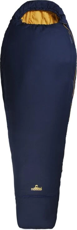 NOMAD Inca 750 - Mummy Slaapzak - 210 X 80/50 - Donkerblauw -Buitenkampeer Winkel 401x1200