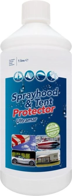 Ultramar - Sprayhood & Tent Protector 1L - Impregneermiddel Voor Bootkap, Tent, Cabriodak - Maakt Waterdicht En Geeft Extra Bescherming -Buitenkampeer Winkel 440x1200 1