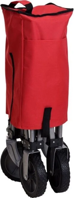 KOOPMAN Opvouwbare Bolderkar | Rood | 90 X 49 X 58 Cm -Buitenkampeer Winkel 454x1200 2