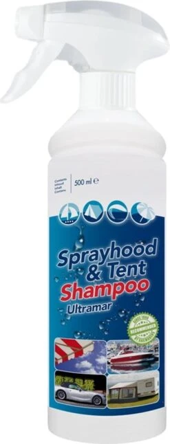 Ultramar - Reiniger Sprayhood & Tent Shampoo 500 Ml - Tentdoekreiniger Voor Bootkap, Tent, Cabriodak -Buitenkampeer Winkel 459x1200 2