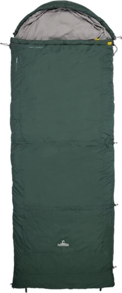 NOMAD® Triple-S Premium Plus Slaapzak (Links) | 220x80cm Groen | Lichtgewicht & Kwalitatief | Slaapzak | Incl Hoes -Buitenkampeer Winkel 499x1200