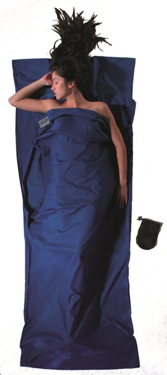 Cocoon TravelSheet - Lakenzak - Katoen - Ultramarine Blue 5 Cocoon TravelSheet - Lakenzak - Katoen - Ultramarine Blue - Afbeelding 3