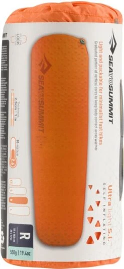 Sea To Summit UltraLight S.I. Regular - Zelf Opbaasbare Slaapmat - 2.5cm - 550g - Oranje -Buitenkampeer Winkel 556x1200 1