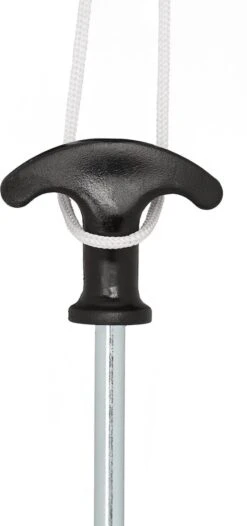 Relaxdays Tentharingen - Haringen - Schroefharingen - T-haring - 12 Stuks - Grondpennen - Zwart -Buitenkampeer Winkel 564x1200