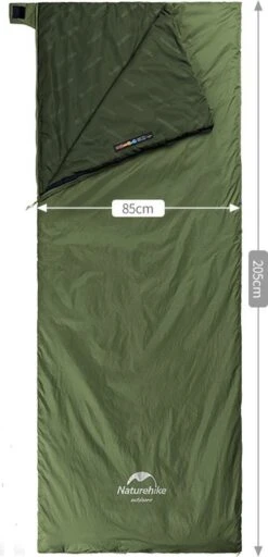 Naturehike® Slaapzak - Lichtgewicht - 205*85cm - Compact - Waterdicht - 3 Seizoenen Slaapzak Lente, Zomer & Herfst - Outdoor - Slaapzakken Volwassen & Kinderen -Buitenkampeer Winkel 579x1200 1