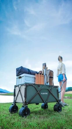 Flextail Gear Bolderkar Opvouwbaar Ezy Wagon - Tot 100KG - Wielen Loskoppelbaar - Zwart -Buitenkampeer Winkel 674x1200 10