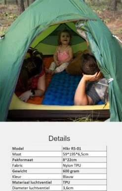 Hikr® Luchtbed - Slaapmat - Opblaasbaar Matras - Lichtgewicht - Outdoor - Camping - Hiking & Wandelen 13 Hikr® Luchtbed - Slaapmat - Opblaasbaar Matras - Lichtgewicht - Outdoor - Camping - Hiking & Wandelen -Buitenkampeer Winkel 764x1200 1
