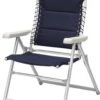 Campart Campingstoel CH-0592 - Opvouwbaar Met Hoofdsteun - 7 Verstelbare Standen - Lichtgewicht - Blauw -Buitenkampeer Winkel 777x1200