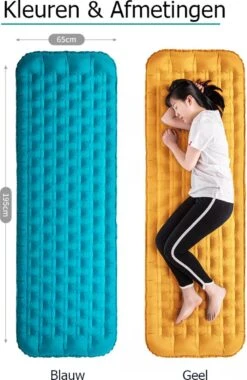 Naturehike® 3D Luchtmatras Premium - Comfortabel R-waarde 2.0 - Extra Dikke Slaapmat - Luchtbed Kamperen - Opblaasbaar Matras - Lichtgewicht - Outdoor - Camping -Buitenkampeer Winkel 780x1200 3