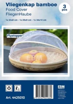 Voedselkap - Vliegenkapjes Bamboe Set 3 Stuks - Flystopper -Buitenkampeer Winkel 846x1200 4