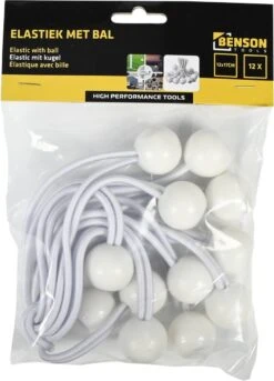 Elastiek Met Bal Wit - 12 Delig - Spanelastiek - 17cm - Benson -Buitenkampeer Winkel 863x1200 1