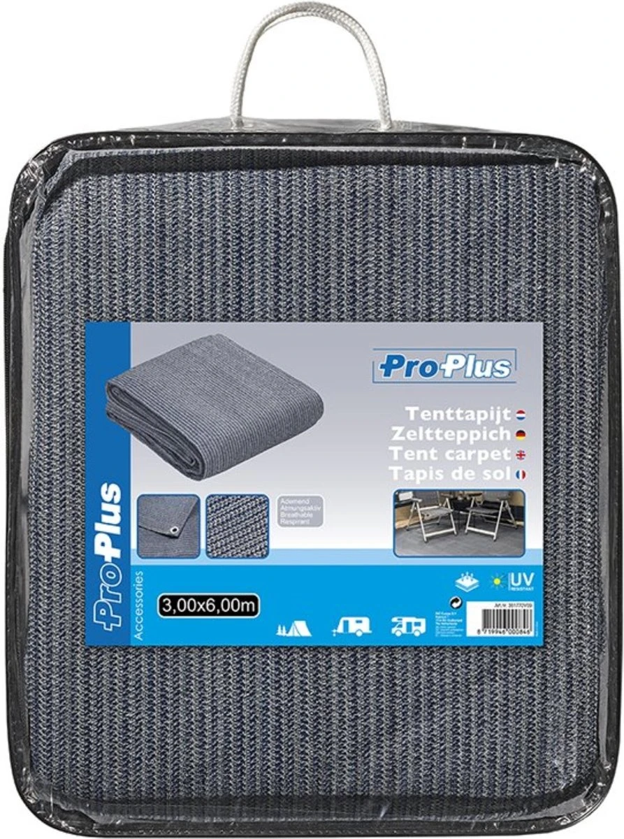 PROPLUS Pro Plus Tenttapijt - 3 X 6 Meter - Extra Stevig - Water- En Vuildoorlatend 5 PROPLUS Pro Plus Tenttapijt - 3 X 6 Meter - Extra Stevig - Water- En Vuildoorlatend - Afbeelding 3