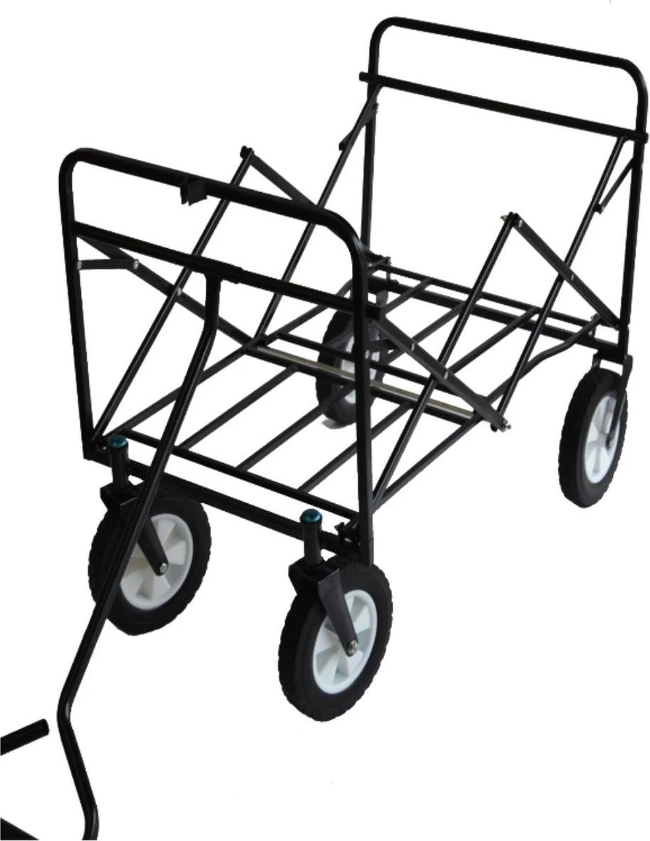 Rijoka Opvouwbare Bolderkar Mét Harde Bodem | Groen 4 Rijoka Opvouwbare Bolderkar Mét Harde Bodem | Groen - Afbeelding 2