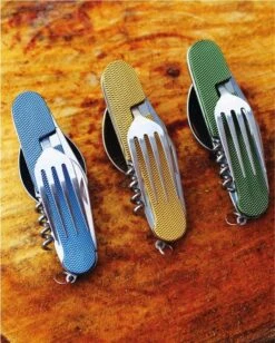 Merkloos Bestek - All -In-One Vork / Lepel / Mes / Flesopener/ Tirbuson - Blauw -Buitenkampeer Winkel 961x1200 2